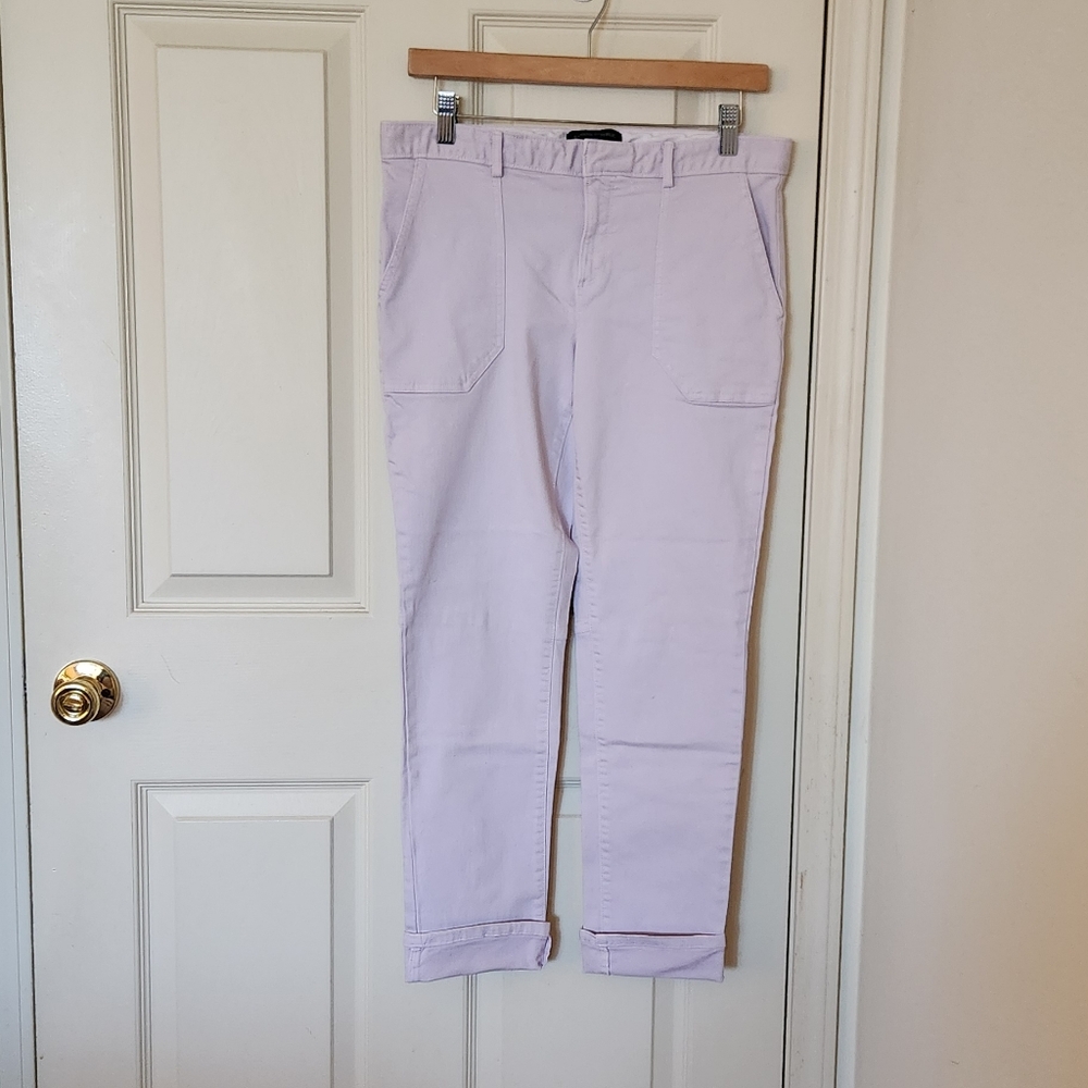 Banana republic sloan lavender lilac light purple jeans